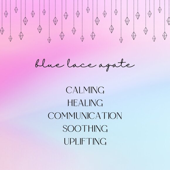 Blue Lace Agate Mini Point C - Picture 4 of 4
